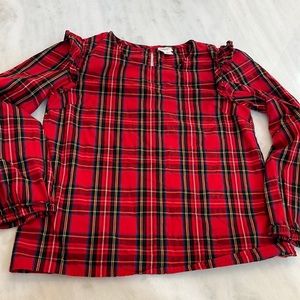 Crewcuts plaid shirt size 12
